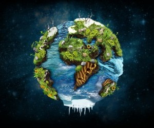 Earth In 3D wallpaper