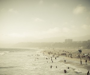 Santa monica beach wallpaper