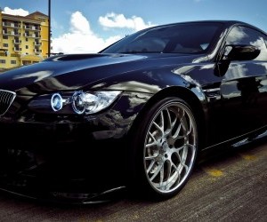 Black M3 Forged Wheels wallpaper