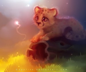 Cute cheetah wallpaper