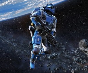 Halo Space wallpaper