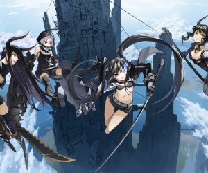 black rock shooter girls wallpaper