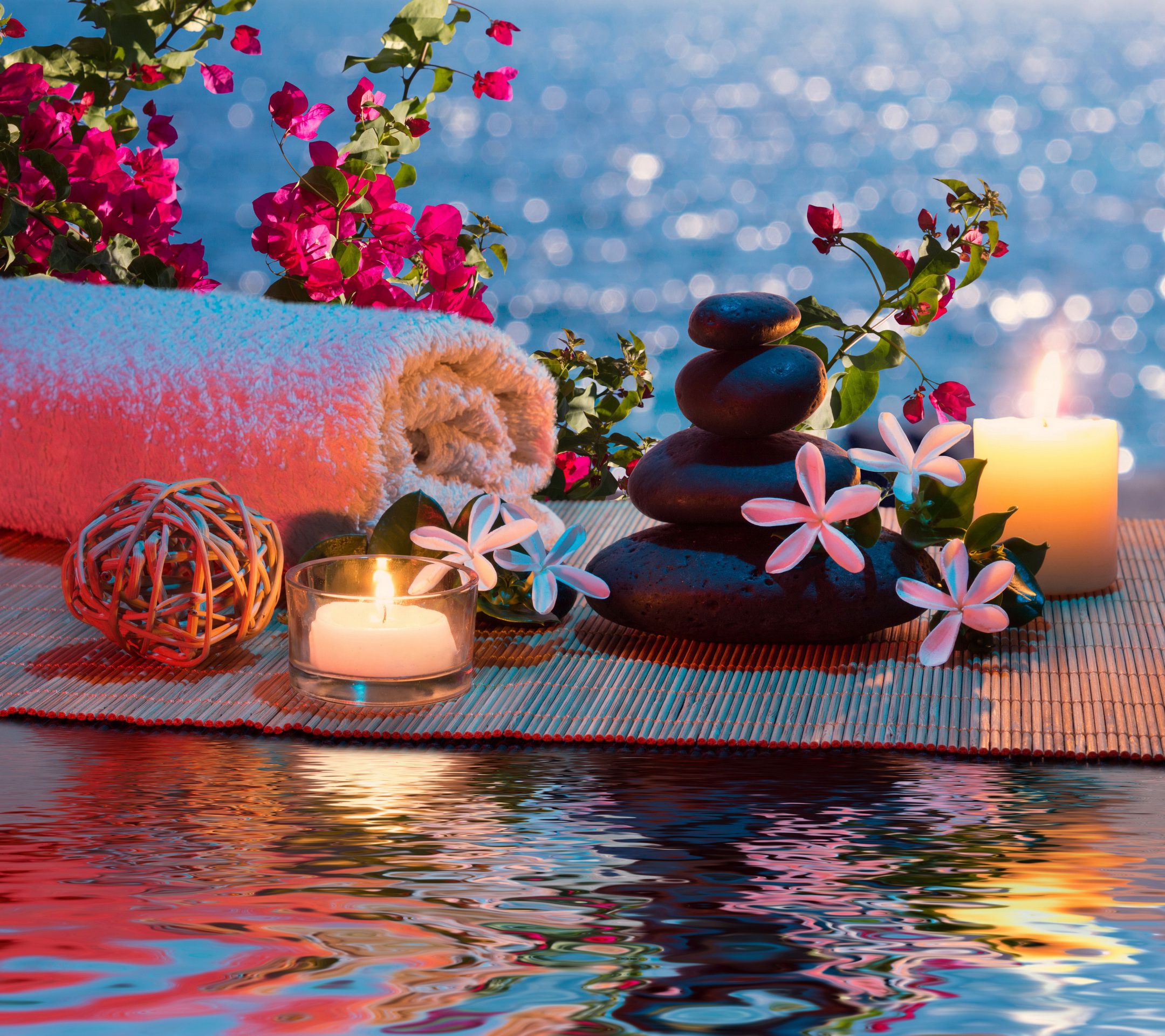 relaxing spa wallpaper download