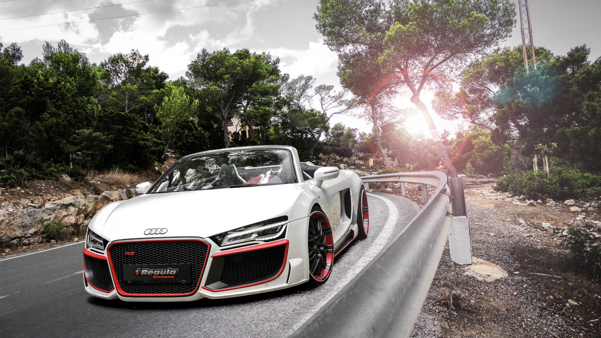 Audi r8 v10 spyder regula tuning wallpaper download