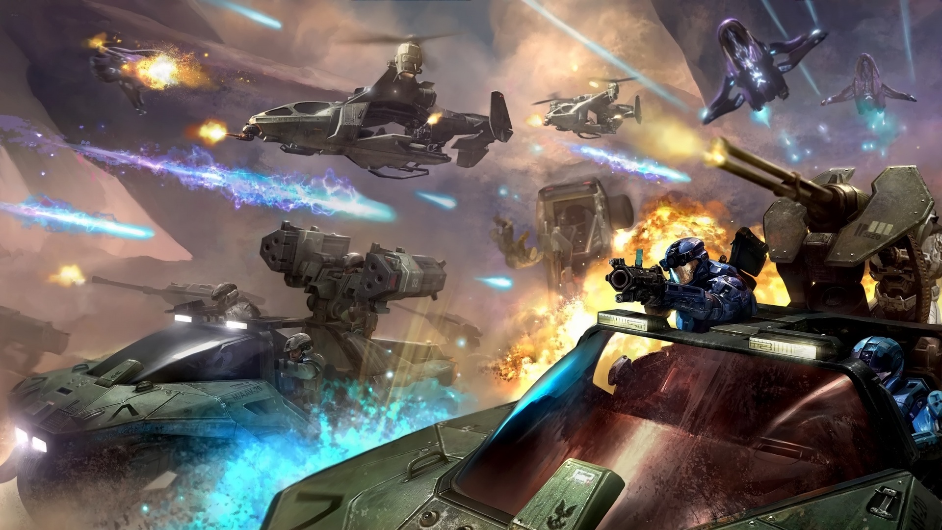 Halo Battle Art wallpaper download