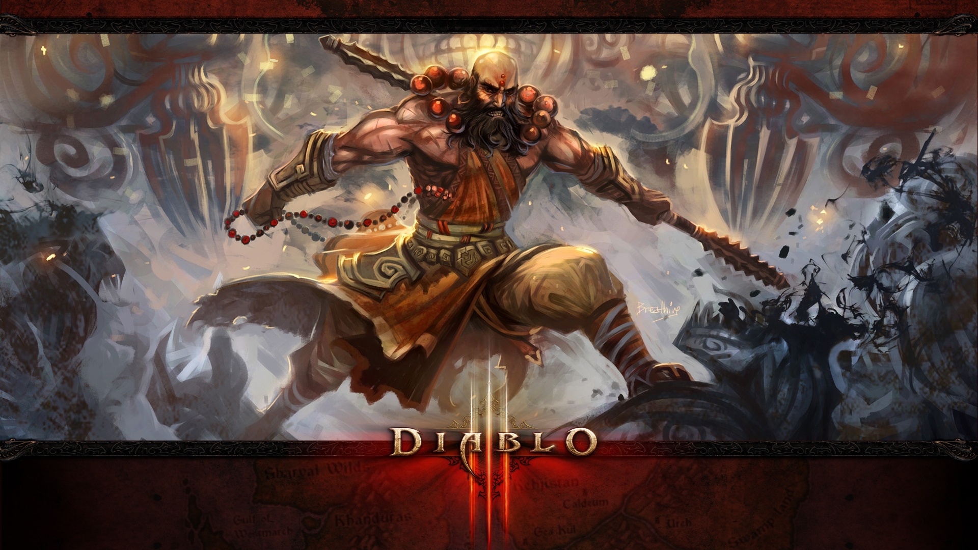 Diablo Monk wallpaper download