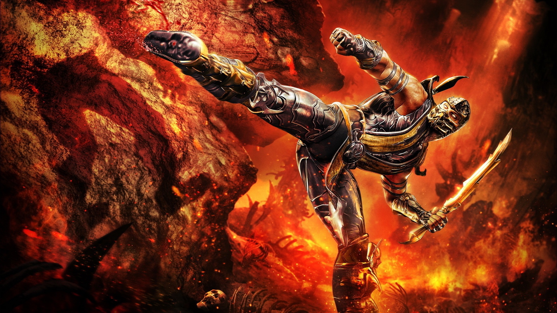 Mortal Combat Scorpion wallpaper download