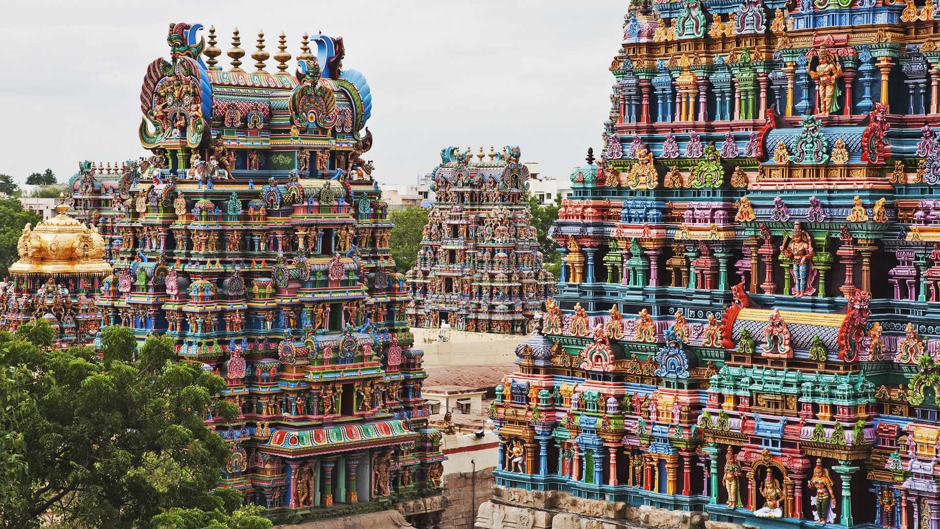 Colorful Temples in India wallpaper download