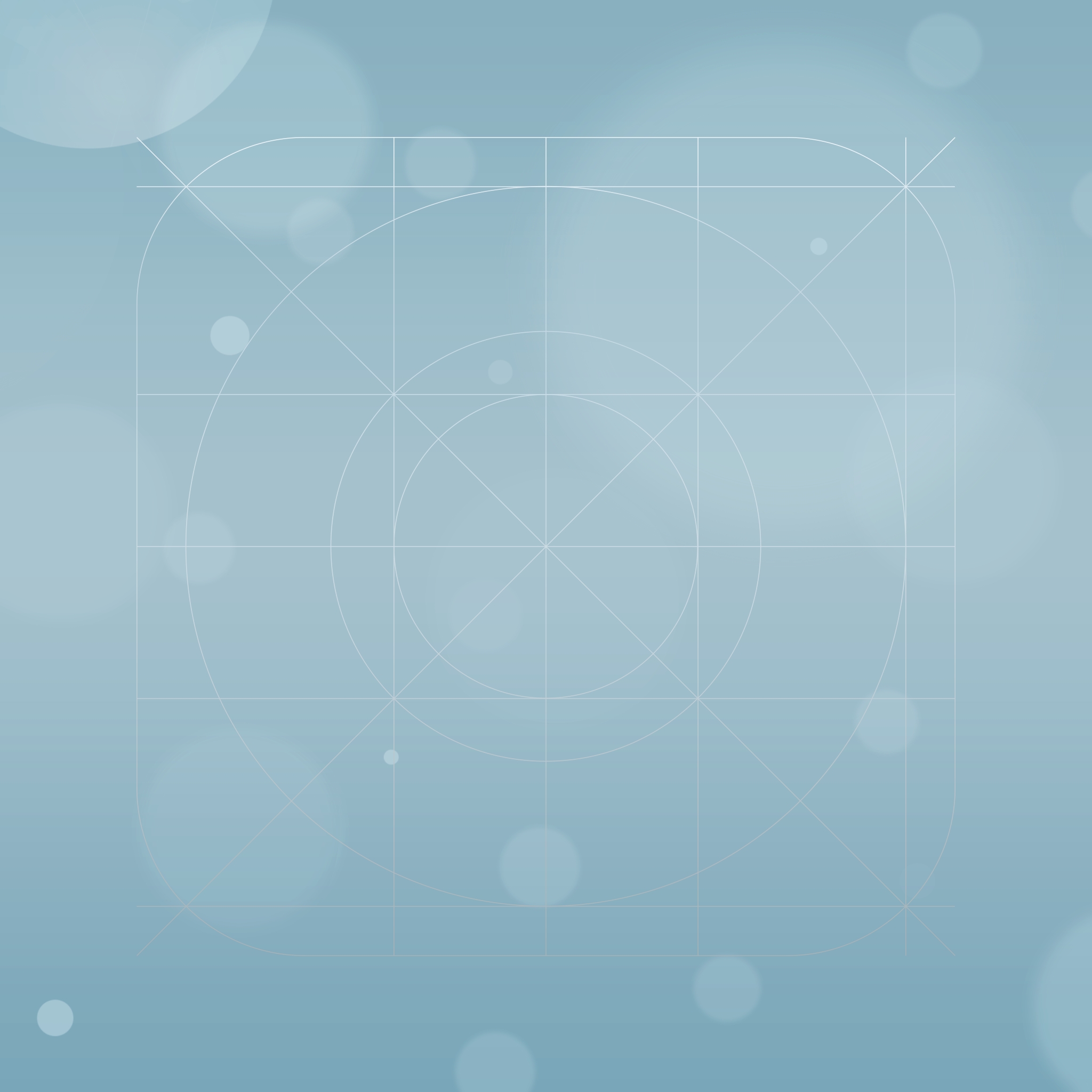 iOS 7 Icon Grid for iPad wallpaper download