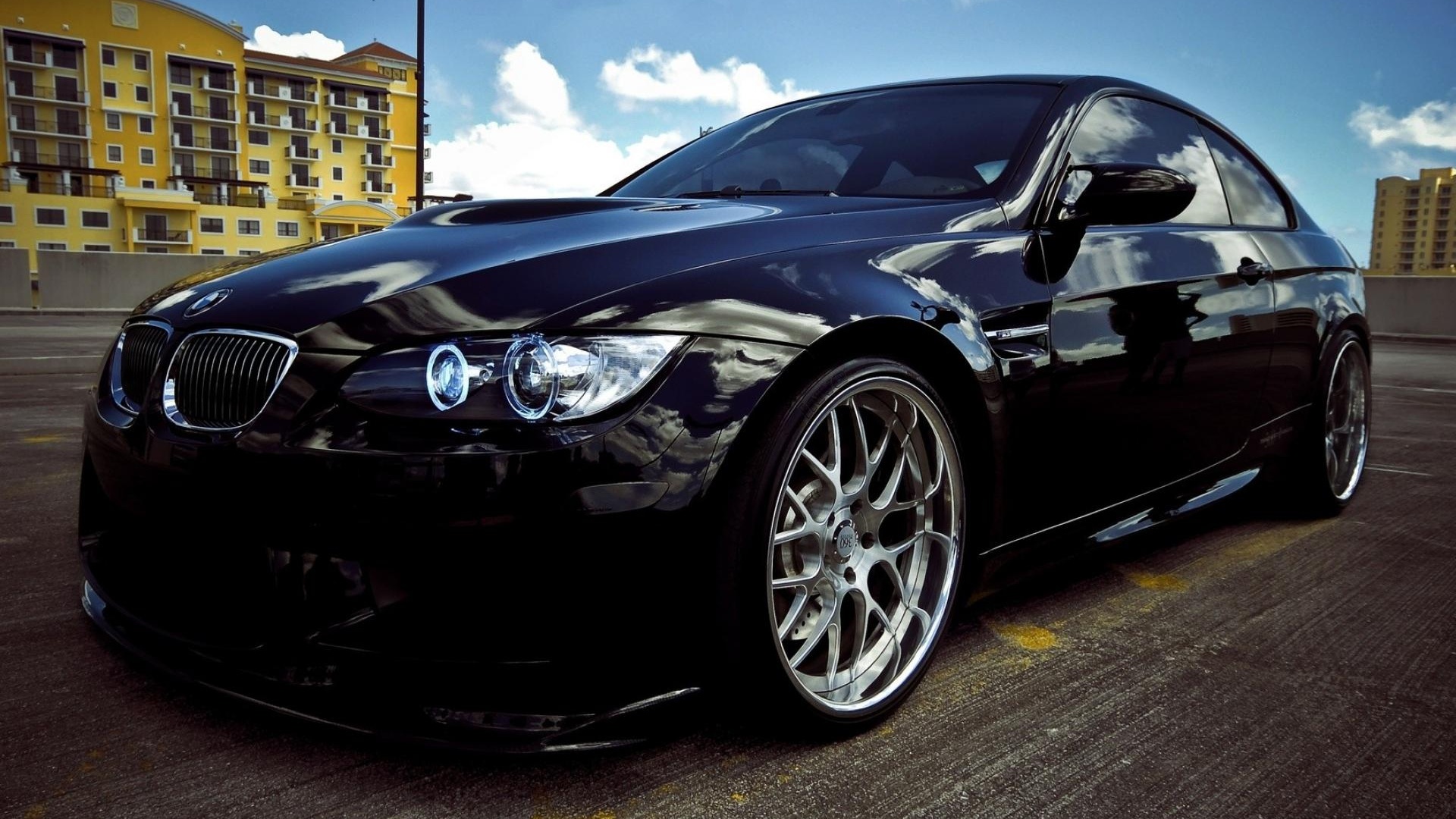 Black M3 Forged Wheels wallpaper download