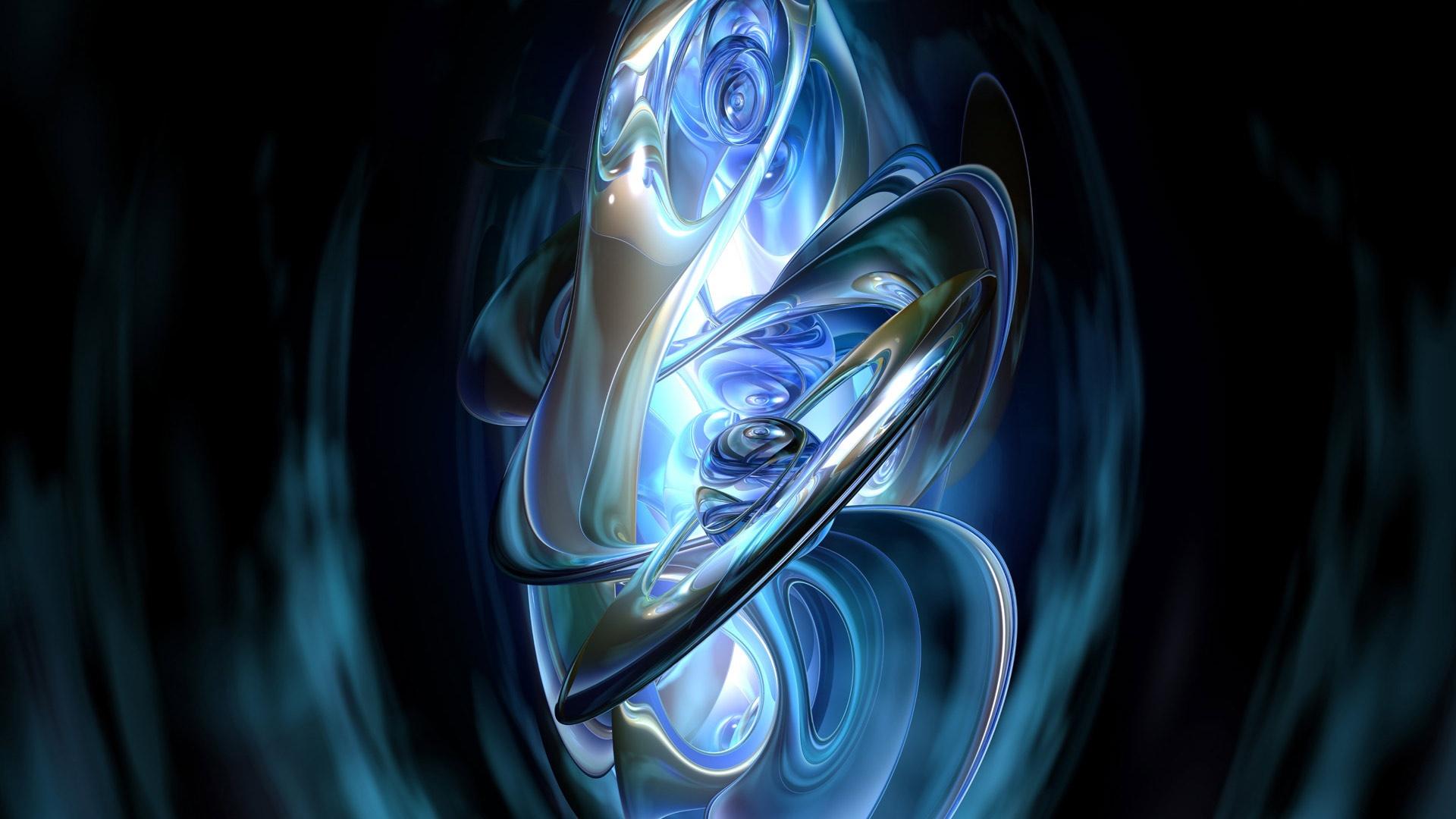 Blue Spiral wallpaper download