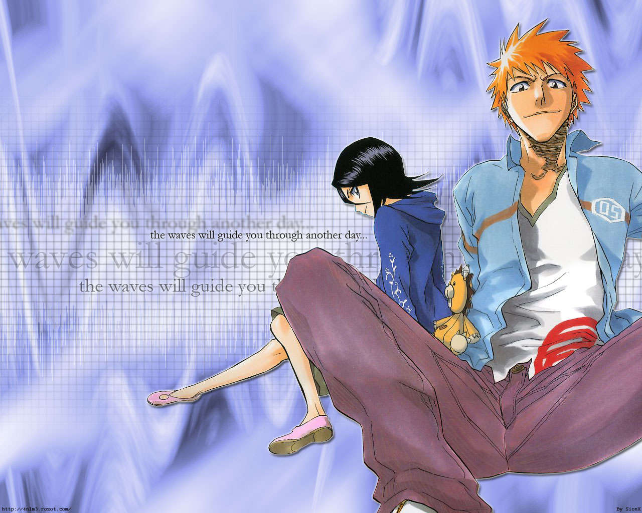 Ichigo and Rukia wallpaper download