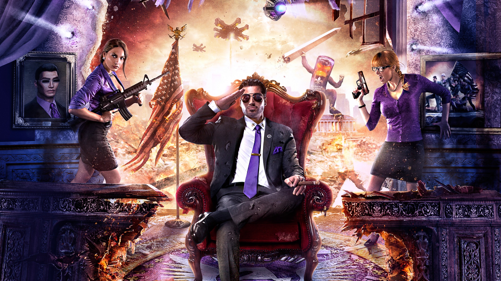 saints row 4 artwork wallpaper download