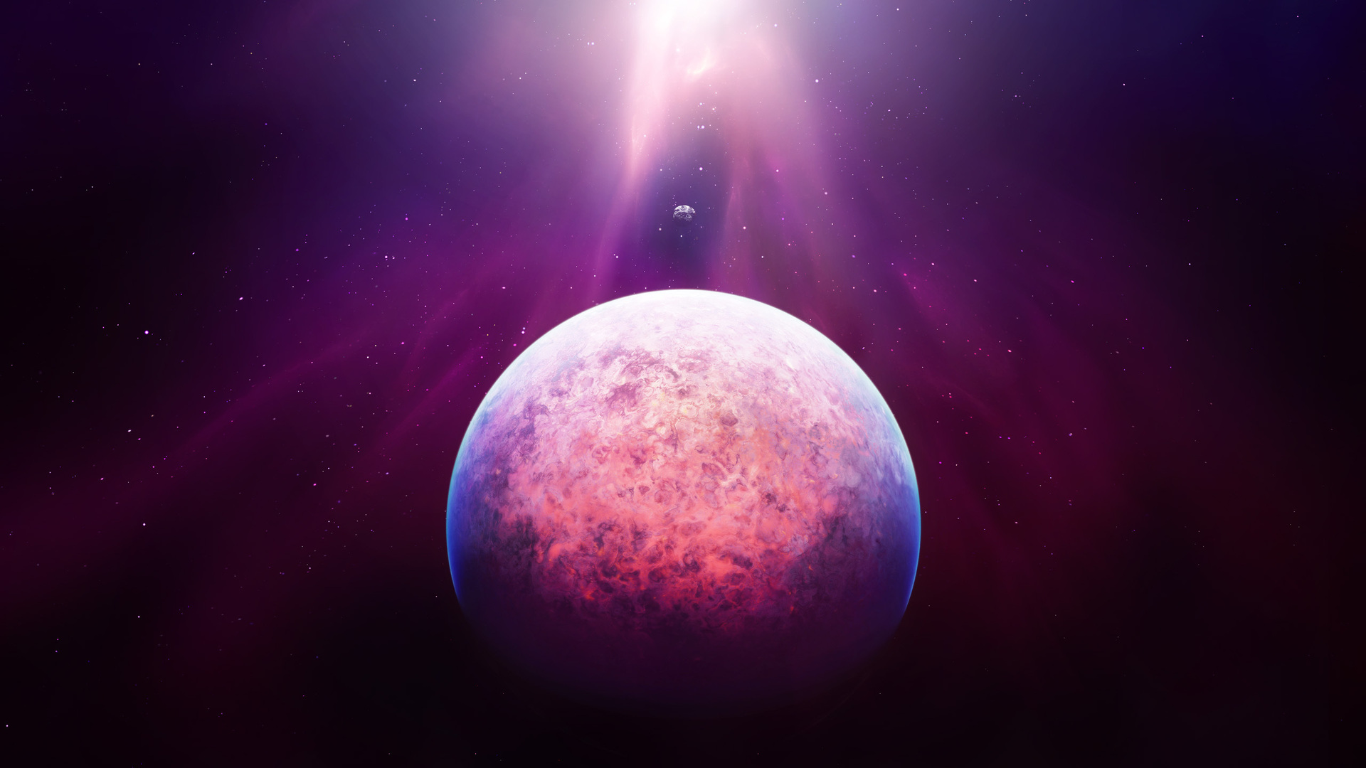 Red Dream Space wallpaper download