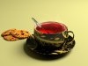 tea and cookies wallpaper